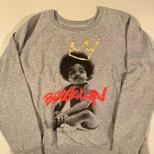 Gray Brooklyn Graphic Sweatshirt